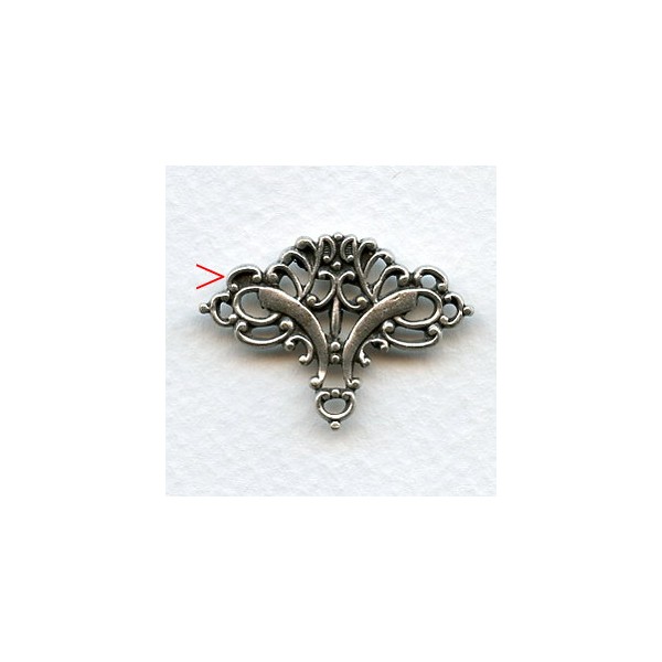 Ornate Embellishment Old World Solid Oxidized Silver (1) - Image 2
