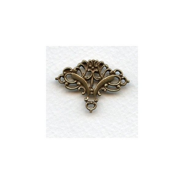 ^Ornate Embellishment Old World Solid Oxidized Brass (1)