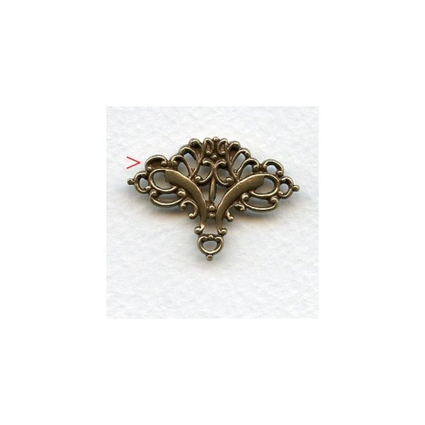 ^Ornate Embellishment Old World Solid Oxidized Brass (1) - Image 2