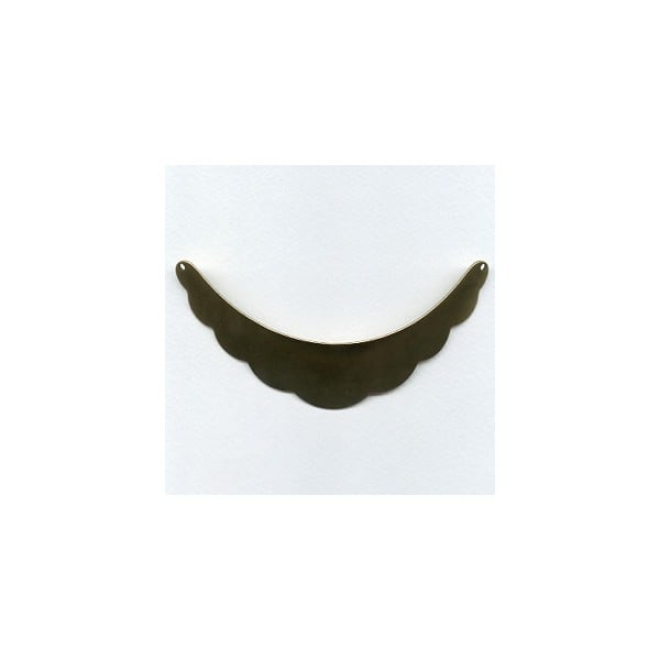 Collage Necklace Blank Oxidized Brass (1)
