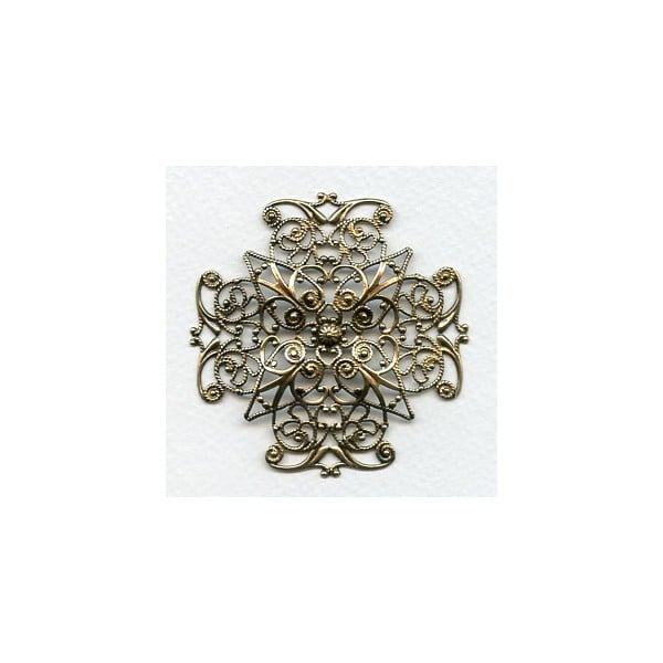 Grand Filigree Oxidized Brass 61mm