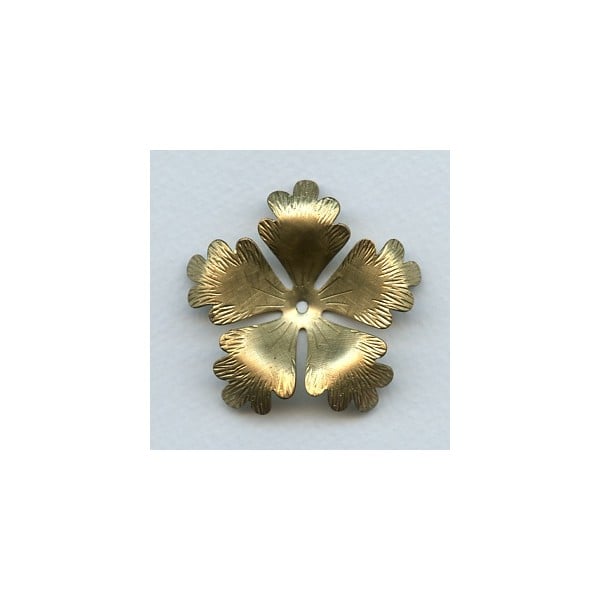 Huge Raw Brass Flower Stamping 48mm (1)