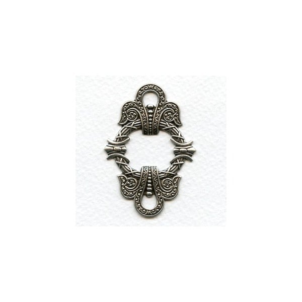 Gorgeous Framework Pieces 55mm Oxidized Silver (3)