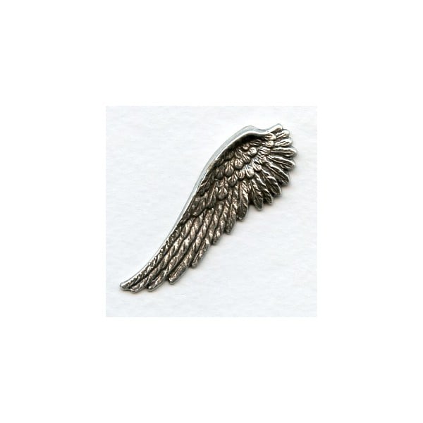 Spectacular Wings Right Side Oxidized Silver 52mm Tall (2)