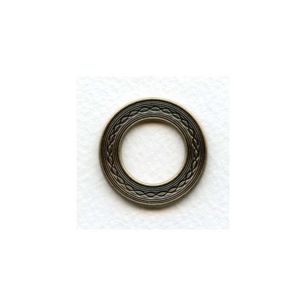 Link Detail Porthole Settings Oxidized Brass 29mm (2)