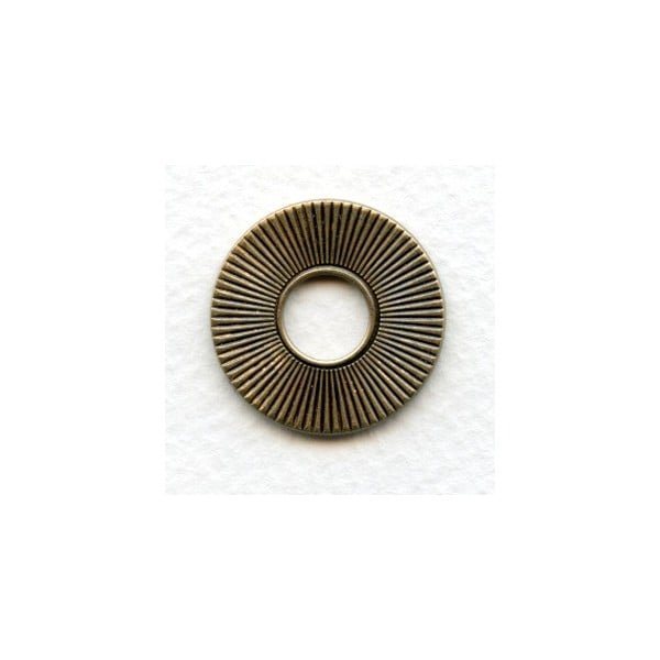 Spoke Texture Porthole Settings Oxidized Brass 26mm (3)