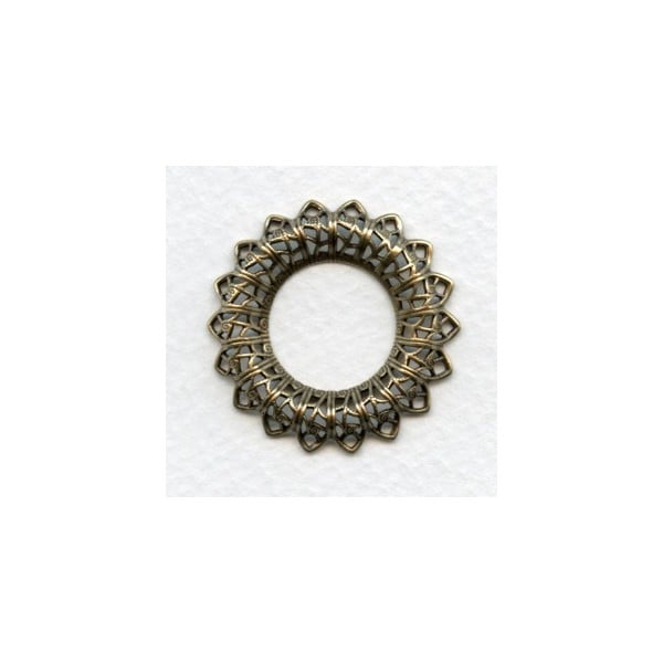 Filigree Raised Frame Button Mount 32mm (1)