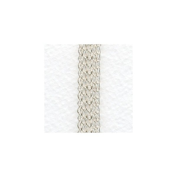 Galaxy Ribbon Chain Bright Silver (1 ft)