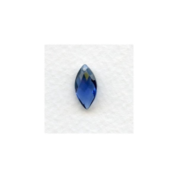 Montana Briolette Marquis Shape Glass Pendant 14x7mm