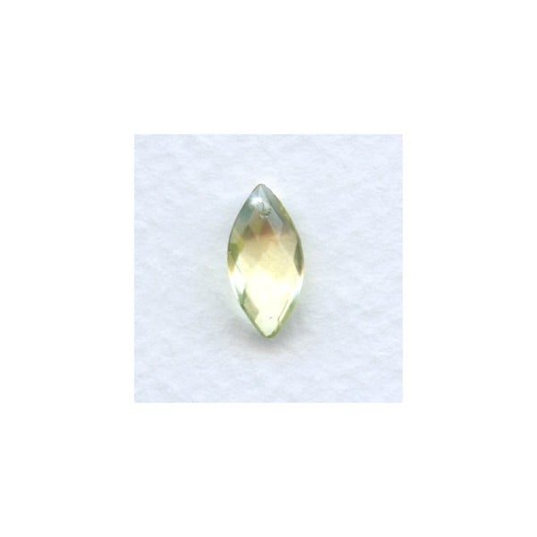 Briolette Jonquil Marquis Shape Glass Pendant 14x7mm