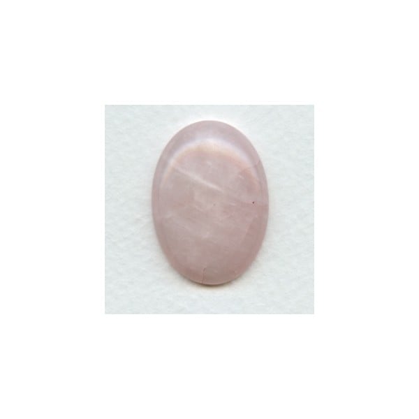 Rose Quartz Gemstone Cabochon 30x22mm (1)