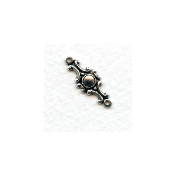 Ornate Connectors Oxidized Silver 20mm (12)