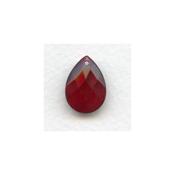 ^Briolette Garnet Brilliant Pear Shape 18x13mm