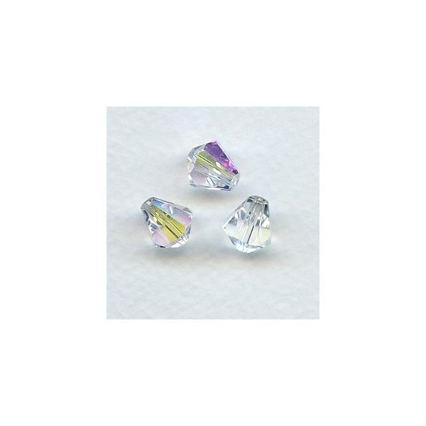 Crystal AB Bell Shape Faceted Glass Beads 10x9mm