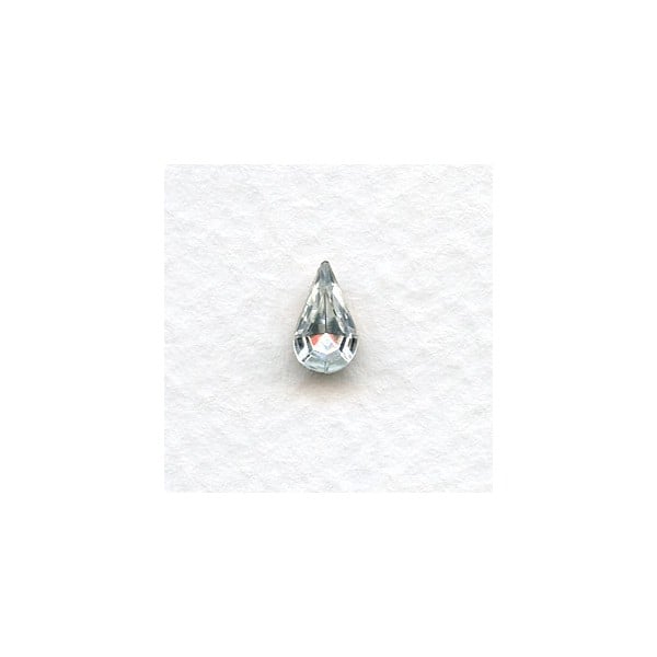 ^Crystal 8x5mm Pear Shaped Stones (12)