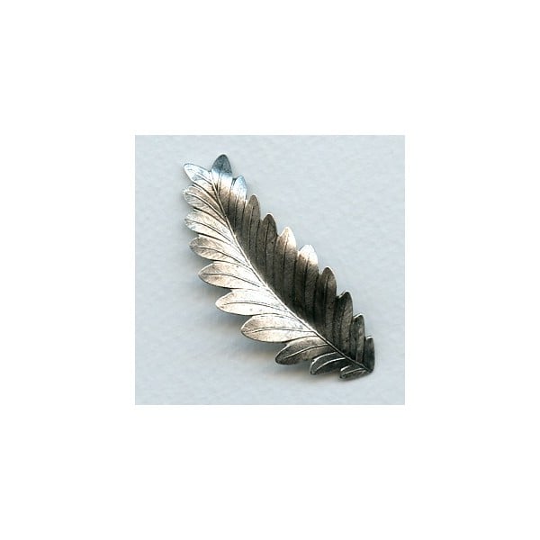 Long Dapt Leaves 54mm Oxidized Silver (2)