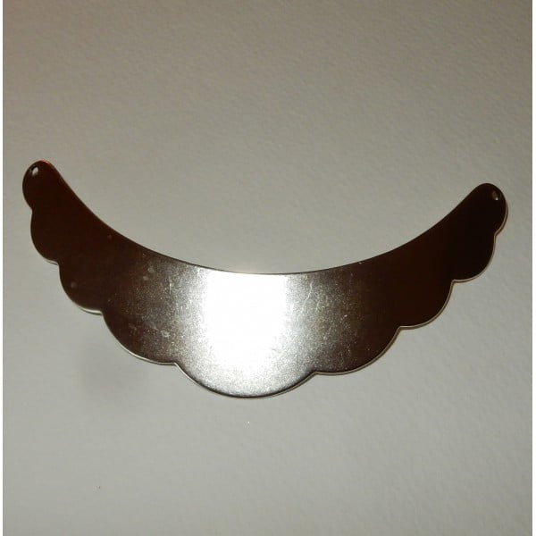 Collage Necklace Blank Oxidized Silver (1)
