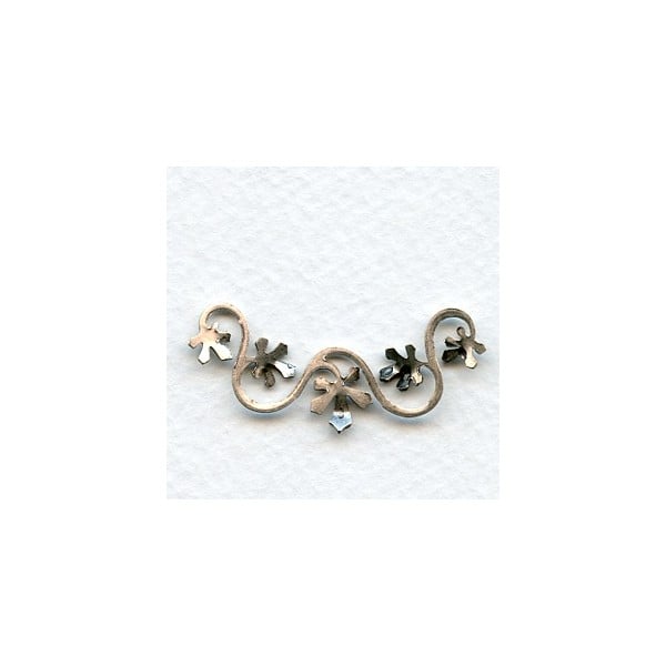 Vine With Leaves Swag 38mm Oxidized Silver (2) - Image 2