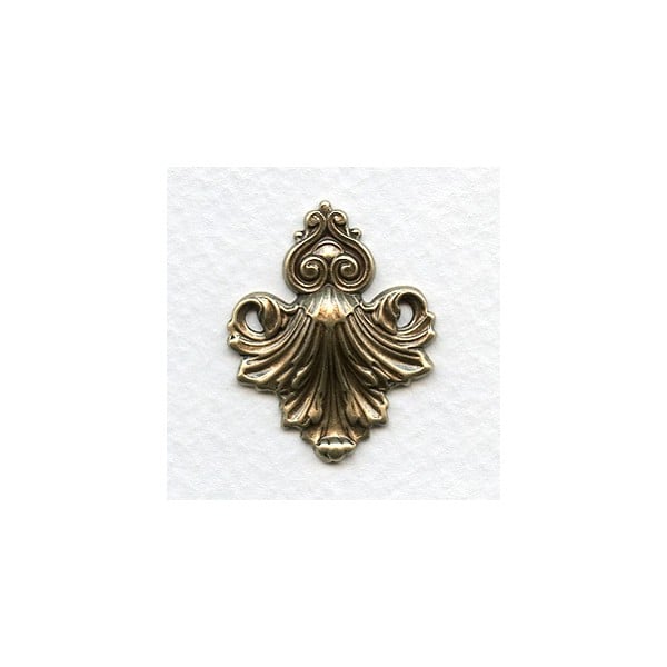 Embellishment Connectors Oxidized Brass (4)