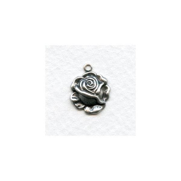 The Rose Pendants Oxidized Silver (6)