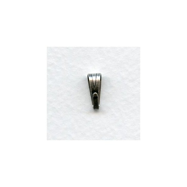 Large Bails Oxidized Silver Easy To Use 10mm (12) - Image 2