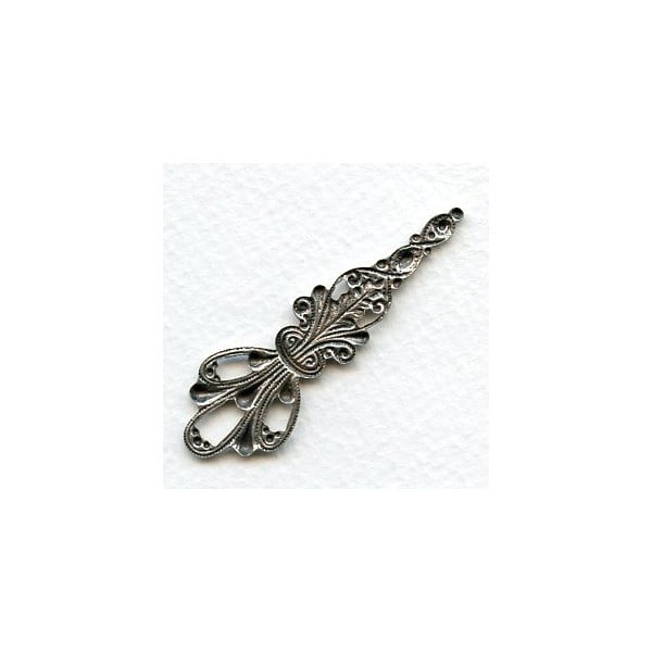 Beautiful Openwork Oxidized Siver 56mm (3) - Image 2