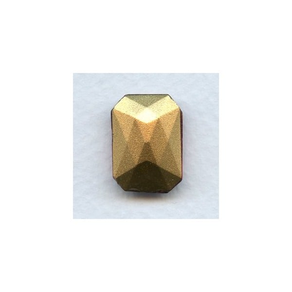 Octagon 18x13mm Amethyst Foiled Faceted Stone (1) - Image 2