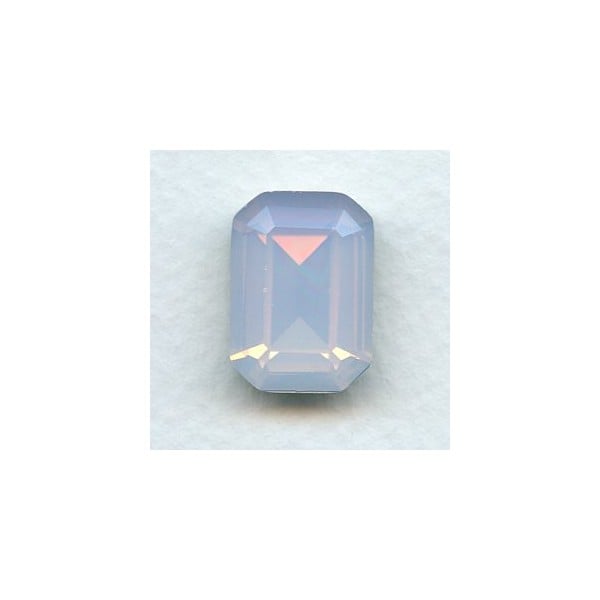 Octagon 18x13mm Pink Opal Foiled Faceted Stone (1)