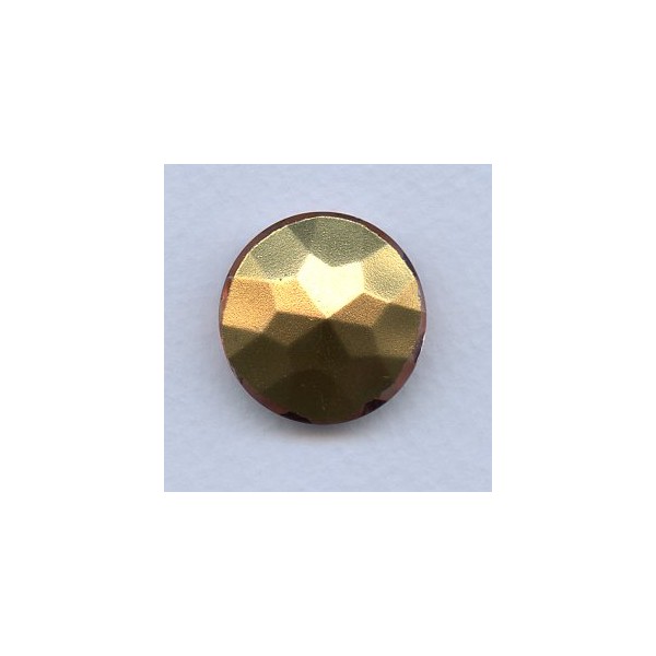 ^Rosaline Glass Round 25mm Foiled Jewelry Stone (1) - Image 2