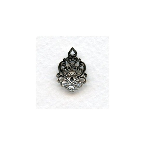 Filigree Connectors Oxidized Silver Function and Beauty (2) - Image 2