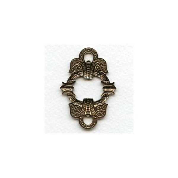 Gorgeous Framework Pieces 55mm Oxidized Brass (3) - Image 2
