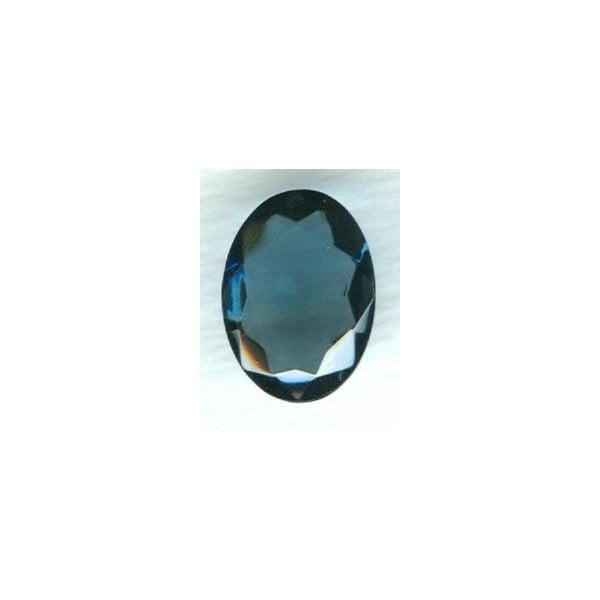 ^Montana Blue Oval Glass Stone 18x13mm