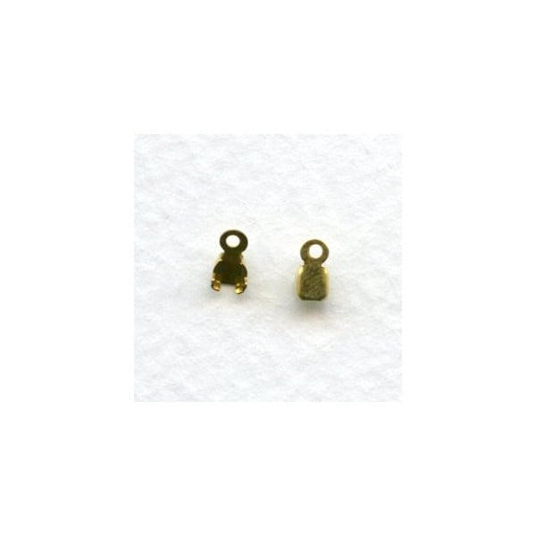 ^End Clamps with Loops for 14pp B Chain Brass (24)
