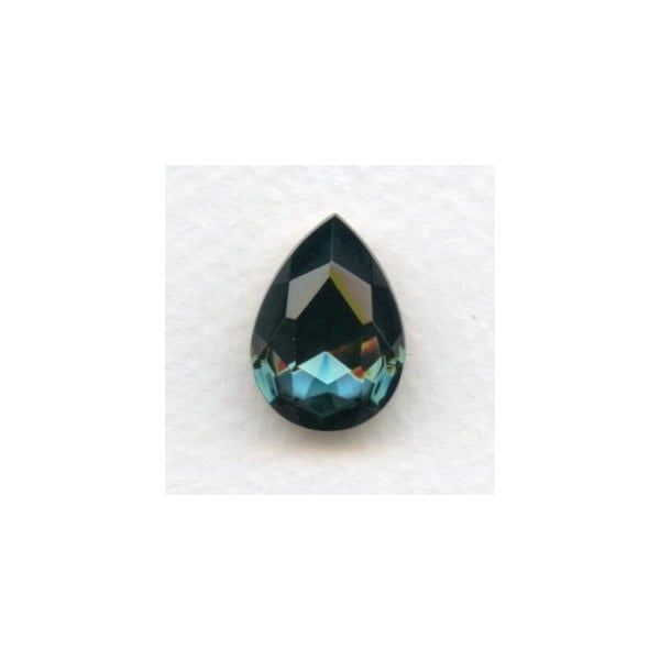 Montana Blue Glass Pear Shape Jewelry Stone 18x13mm (1)