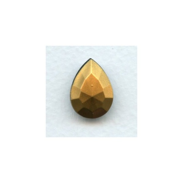 Montana Blue Glass Pear Shape Jewelry Stone 18x13mm (1) - Image 2