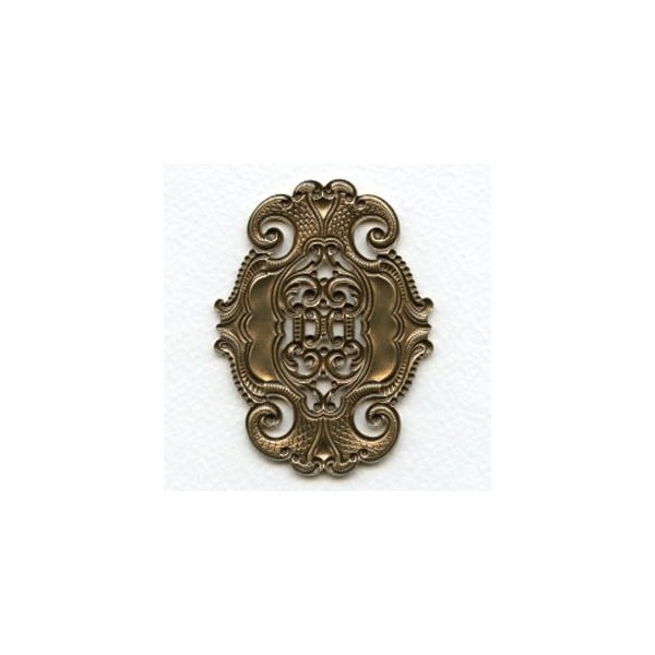 Elegant Style Dramatic Stamping Oxidized Brass (1) - Image 2