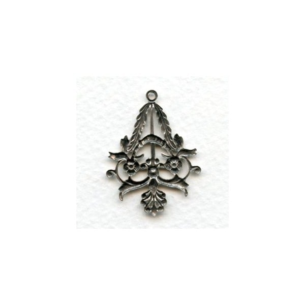 The MOST Elegant Pendant Drop Oxidized Silver (6) - Image 2