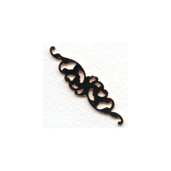 ^Elegant Filigree Scrollwork 63mm Rose Gold (1) - Image 2