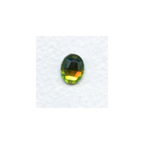 Vitrail Med Flat Back Faceted Top 10x8mm (4)