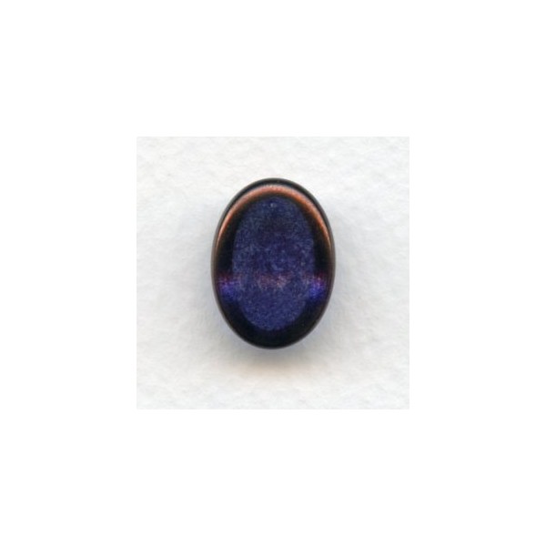 Purple Luster Effect Glass Cabs 18x13mm (2) - Image 2