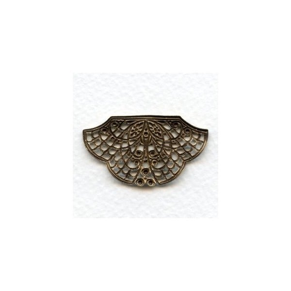 Fabulous Detail Connector Filigree Oxidized Brass 40mm (1) - Image 2