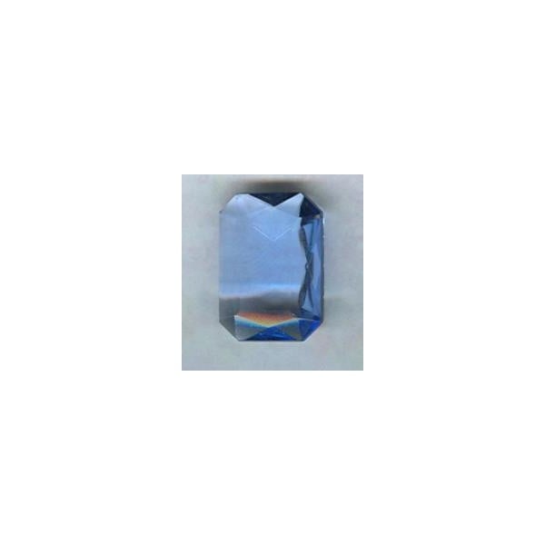 ^Light Sapphire Glass Octagon Jewelry Stone 25x18mm (1)