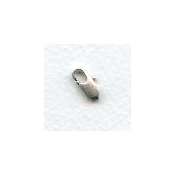 Highest Quality Lobster Clasps 12mm Oxidized Silver (6)