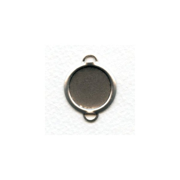 ^Individual Settings 18mm Oxidized Silver (6)
