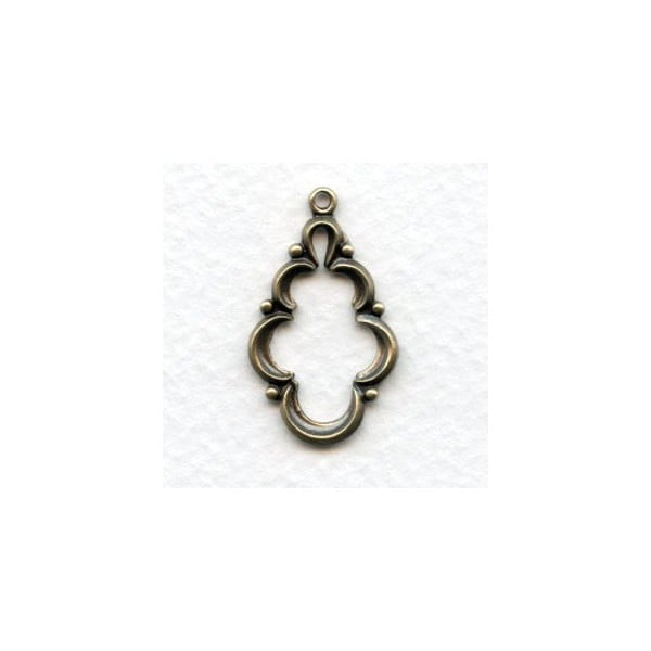 ^Endless Possibilities Pendant Hoops Oxidized Brass (4)