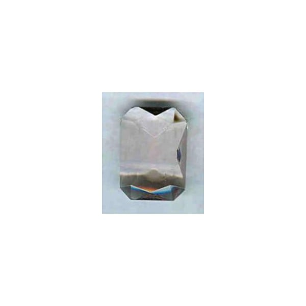 ^Light Amethyst Glass Octagons Unfoiled 14x10mm