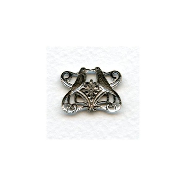 Bird Connectors Victorian Romance Oxidized Silver (6) - Image 2