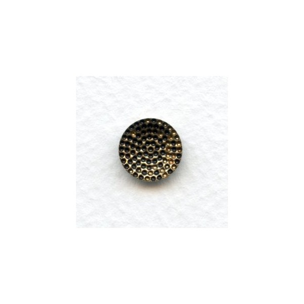Nailhead Texture 11mm Oxidized Brass Domes (12) - Image 2