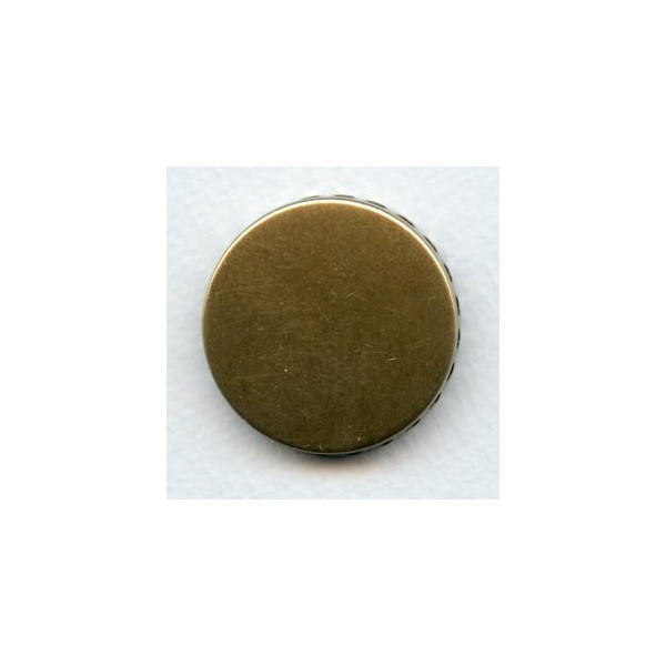 Lace Edge Settings Round 35mm Oxidized Brass (6) - Image 2
