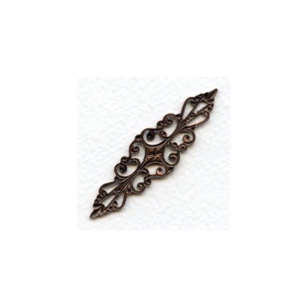 Splendid Bar Style Filigree Oxidized Copper (1) - Image 2